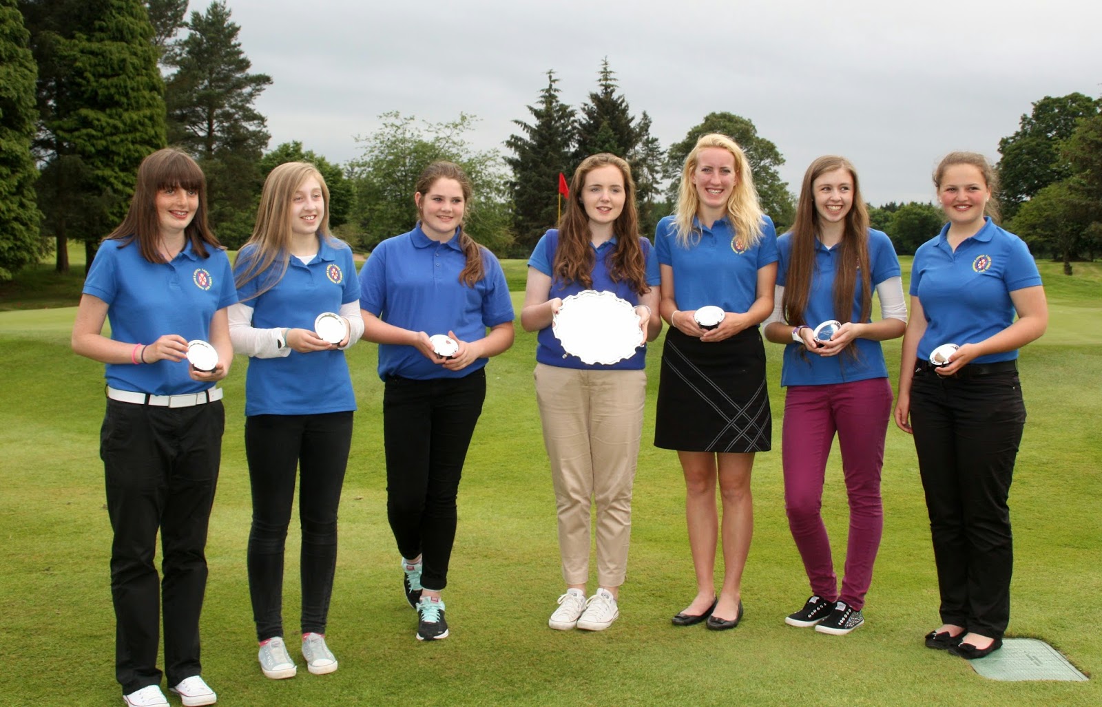 Lanarkshire Ladies County Golf Association D&A win the Kennedy Salver