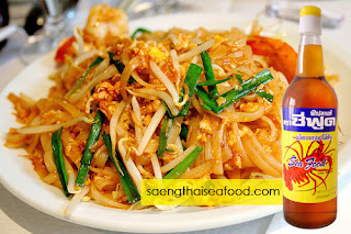 padthai recipe - fish sauce saengthai seafood