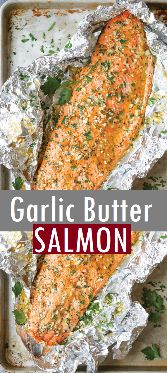 Garlic Butter Salmon in Foil - Dessert & Cake Recipes