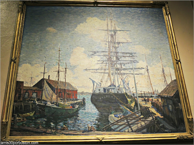 Exhibición "Harpoons and Whalecraft" en el Museo de las Ballenas de New Bedford