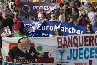 Las Euromarchas abren las movilizaciones de un otoño marcado por la campaña electoral