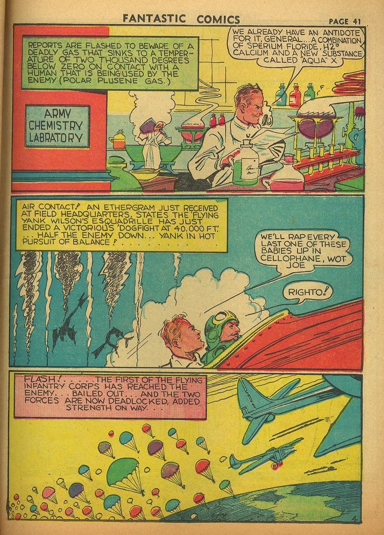 Read online Fantastic Comics comic -  Issue #1 - 42