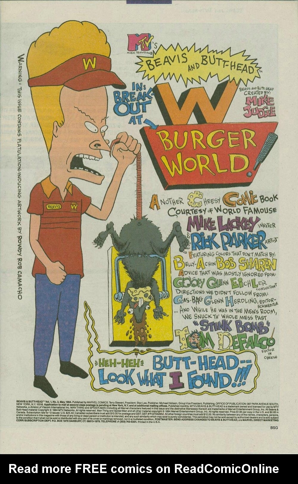 Read online Beavis and Butt-Head comic -  Issue #3 - 3