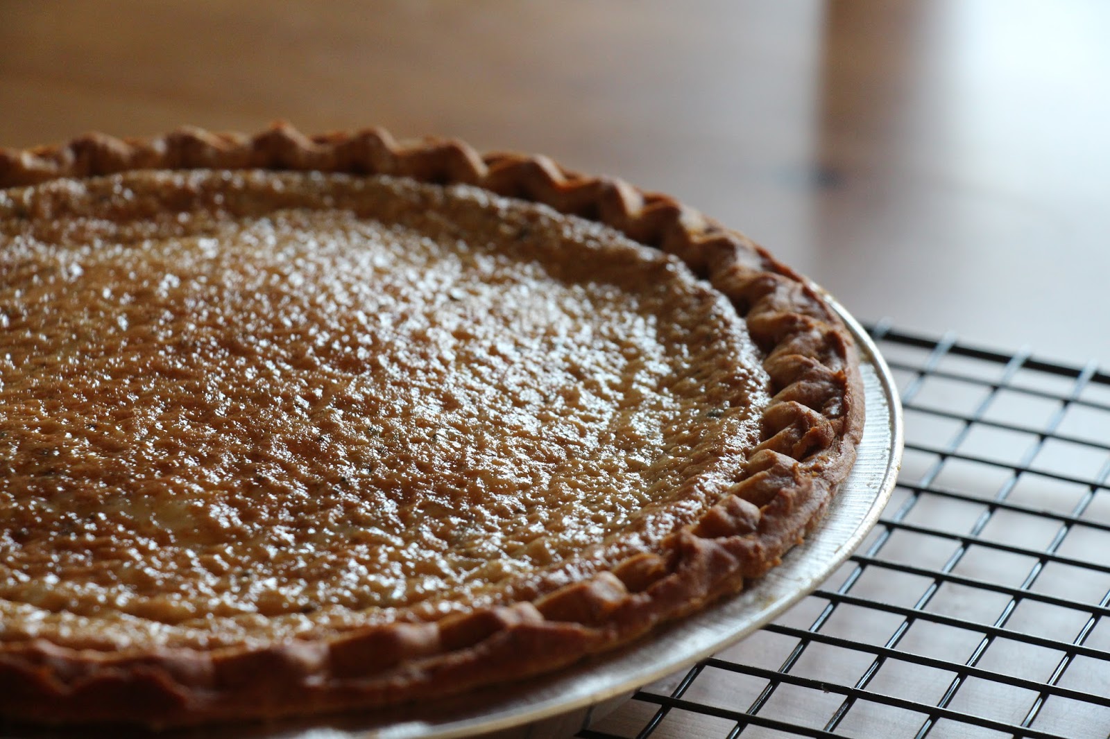 Book Bloggers International December Food Fest Hoosier Sugar Cream Pie