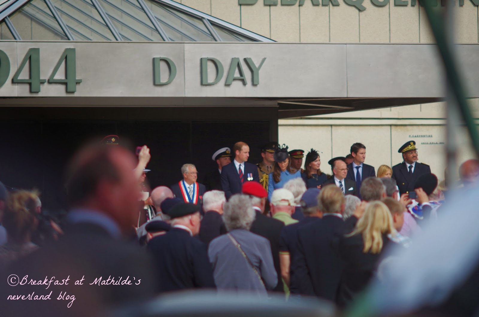 70 th anniversary DDAY Queen and king of England