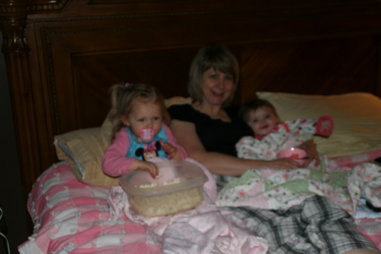 Chatwin Sleep over with Grandma