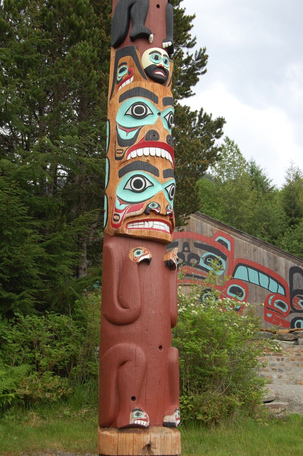 Adventure to Alaska! Saxman Totem Park, Ketchikan, AK 06.11.2013