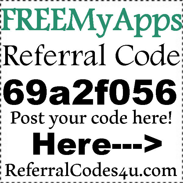 Freemyapps Referral Code 69a2f056 Freemyapps Share Code 08 Referral Codes