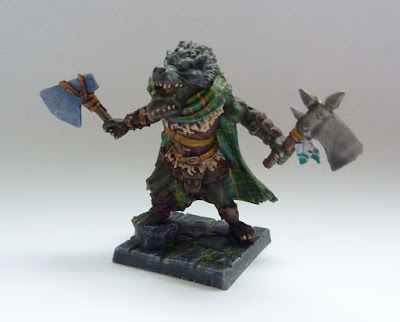 Thrundak Skullsplitter - Orc Warlord - Warlord of Galahir expansion for Mantic's Dungeon Saga.