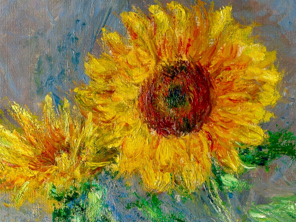 Poder Arte: "Jarrón de girasoles", de Claude Oscar Monet