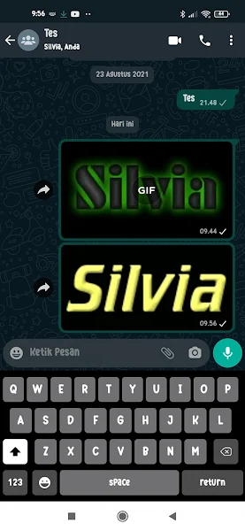 How to Create Animated Text on WhatsApp without App 5