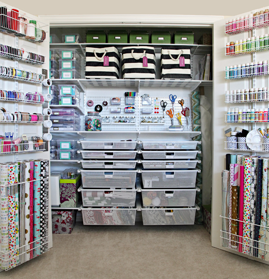 The Ultimate Craft Closet Organization | IHeart Organizing | Bloglovin’