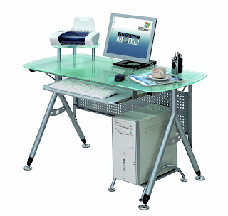 Glass Desk Frosted Glass Desk