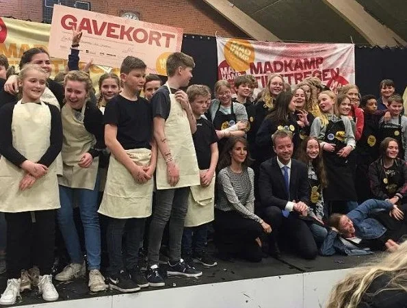Princess Marie of Denmark attended the 2018 Danish Championship in Food Science (DM i madkundskab 2018) held at Kold College in Odense