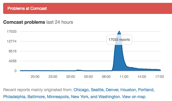 comcast outage hits chicago chicago il patch