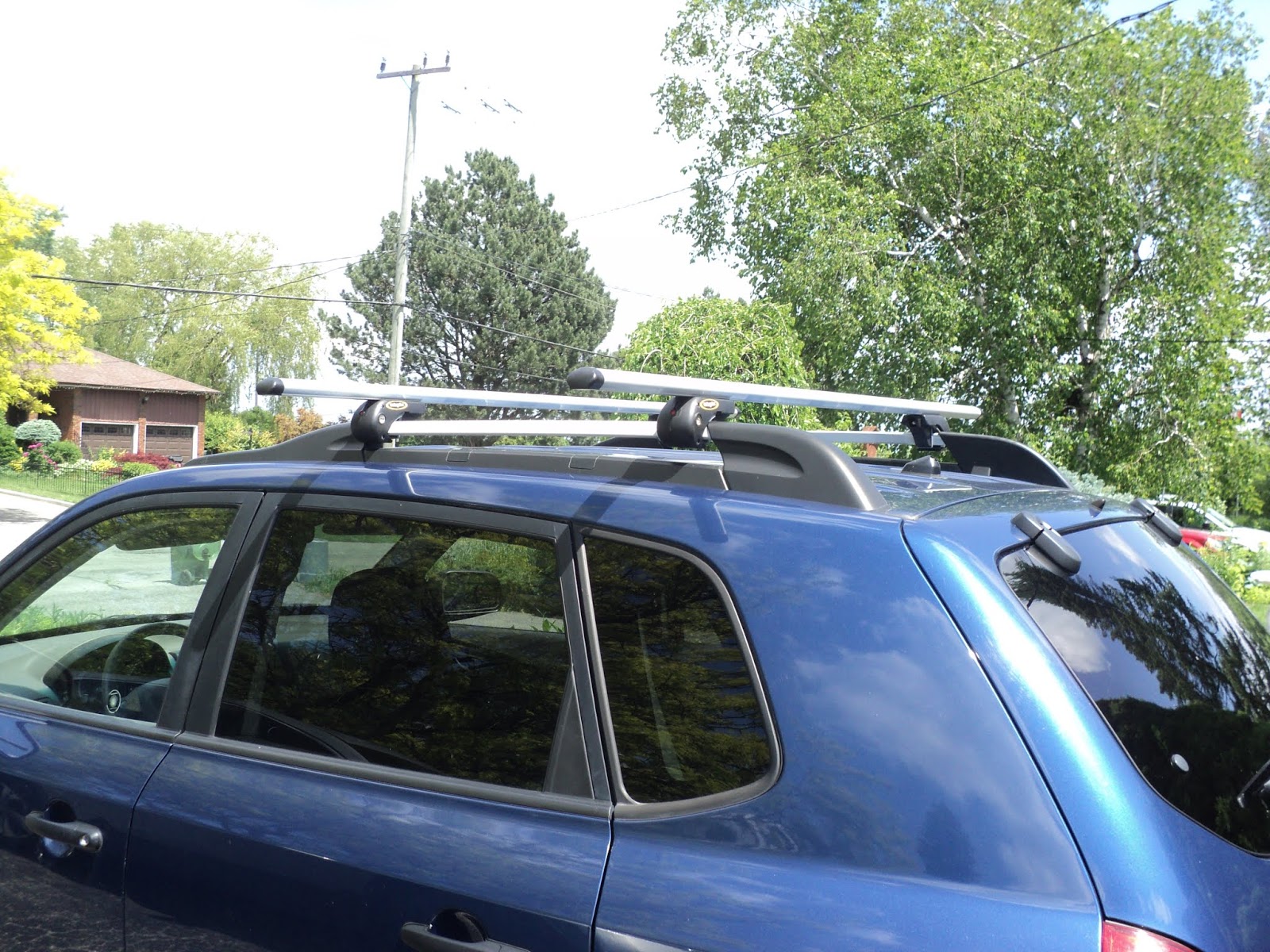 Rouge River A CargoLoc 60" Rooftop Crossbars Installation On