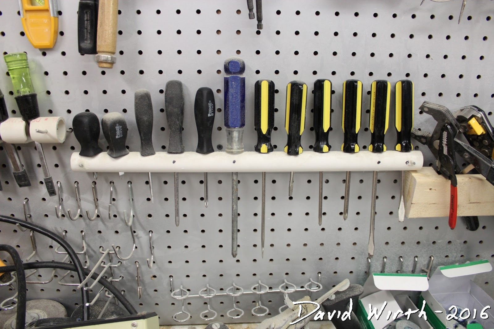 Screwdriver Tool Wall Rack Organize Storage