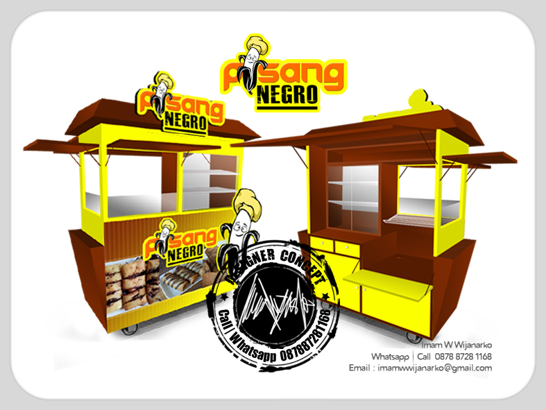 Desain Gerobak Pisang Goreng | desain logo logo kuliner desain gerobak jasa desain Desain Gerobak Pisang Goreng | desain logo logo kuliner desain gerobak jasa desain