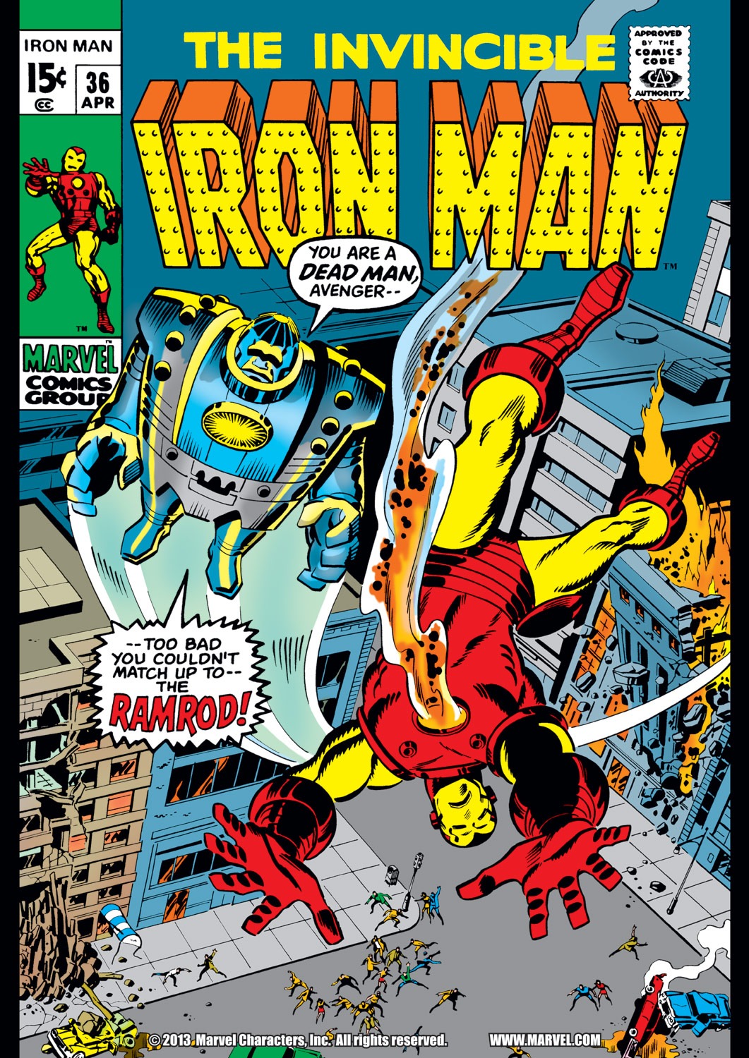 Read online Iron Man (1968) comic -  Issue #36 - 1