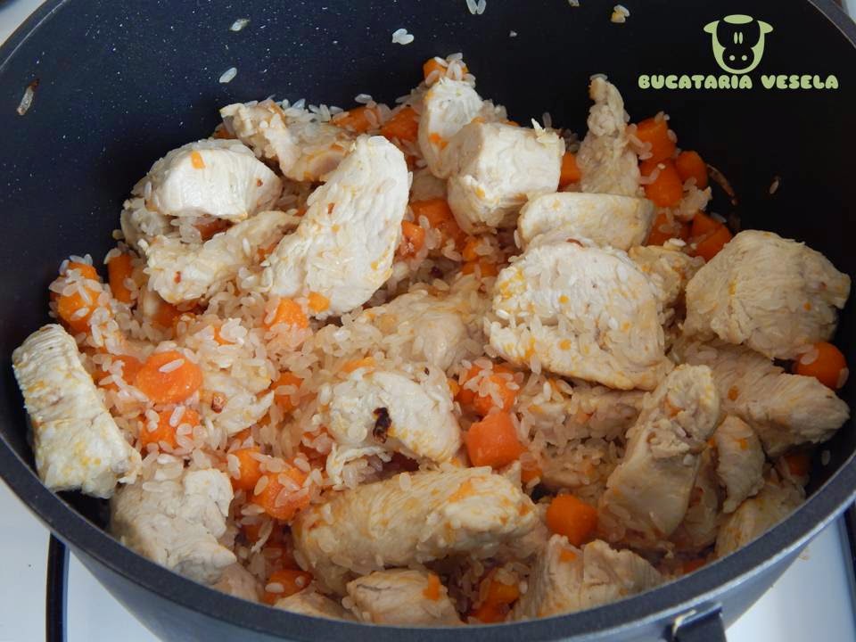 Bucataria Vesela Pilaf taranesc cu curcan