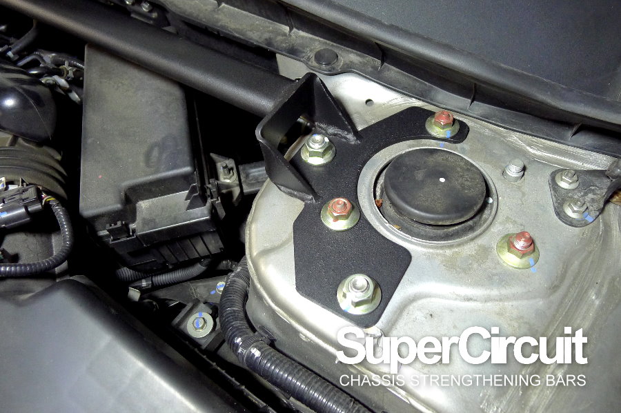 SUPERCIRCUIT CHASSIS STRENGTHENING BARS Honda Accord (9th gen) Front