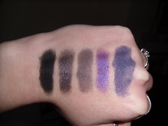 INGLOT Eyeshadow Colour Swatches & other palettes