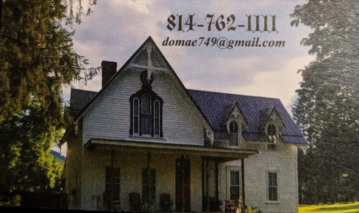 Cameron County PA News Castle Garden Bed & Breakfast LLC