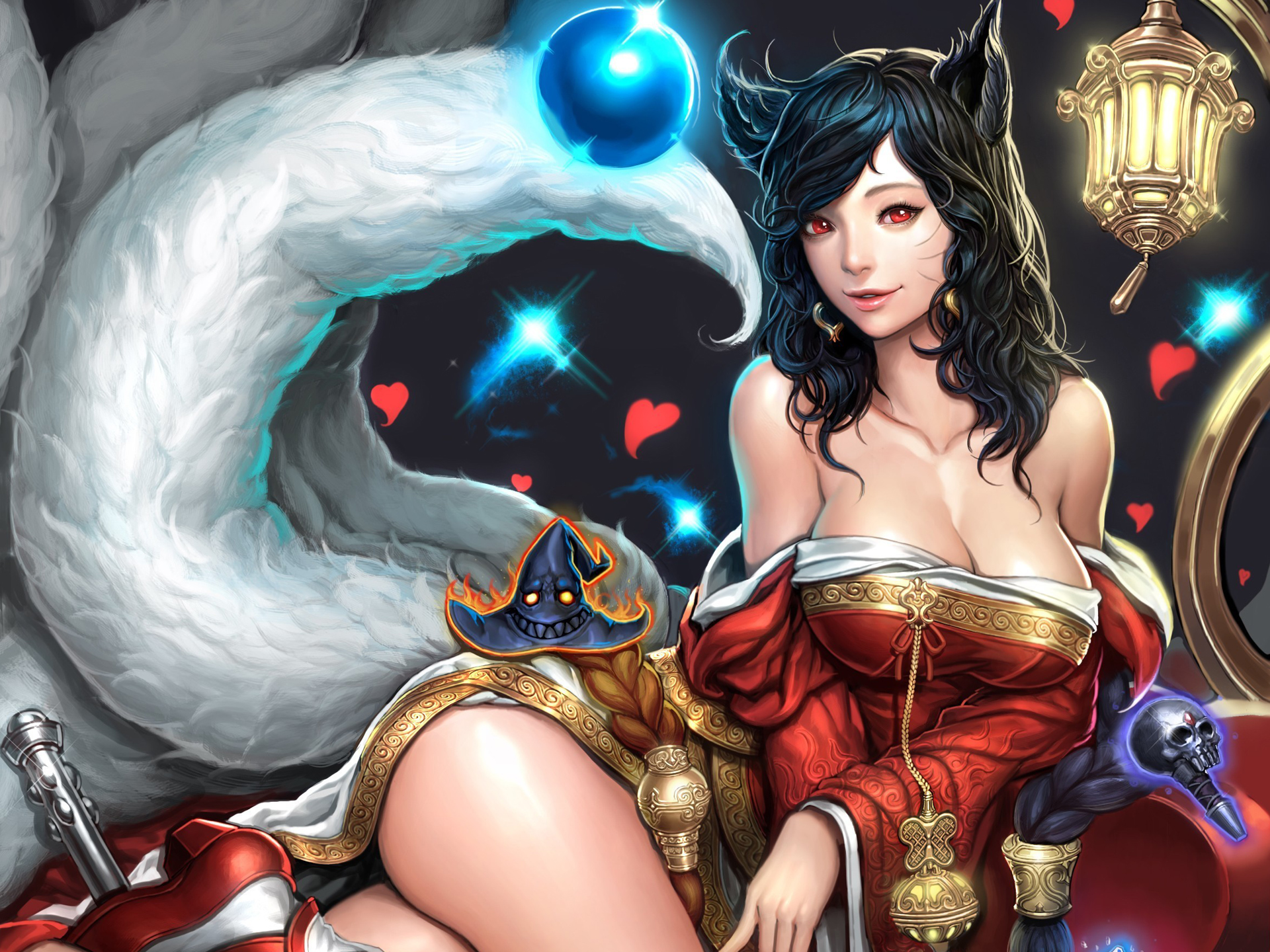 Ahri Sexy Lol Girl 1v Wallpaper Hd Ahri Sexy Lol Girl 1v Wallpaper Hd