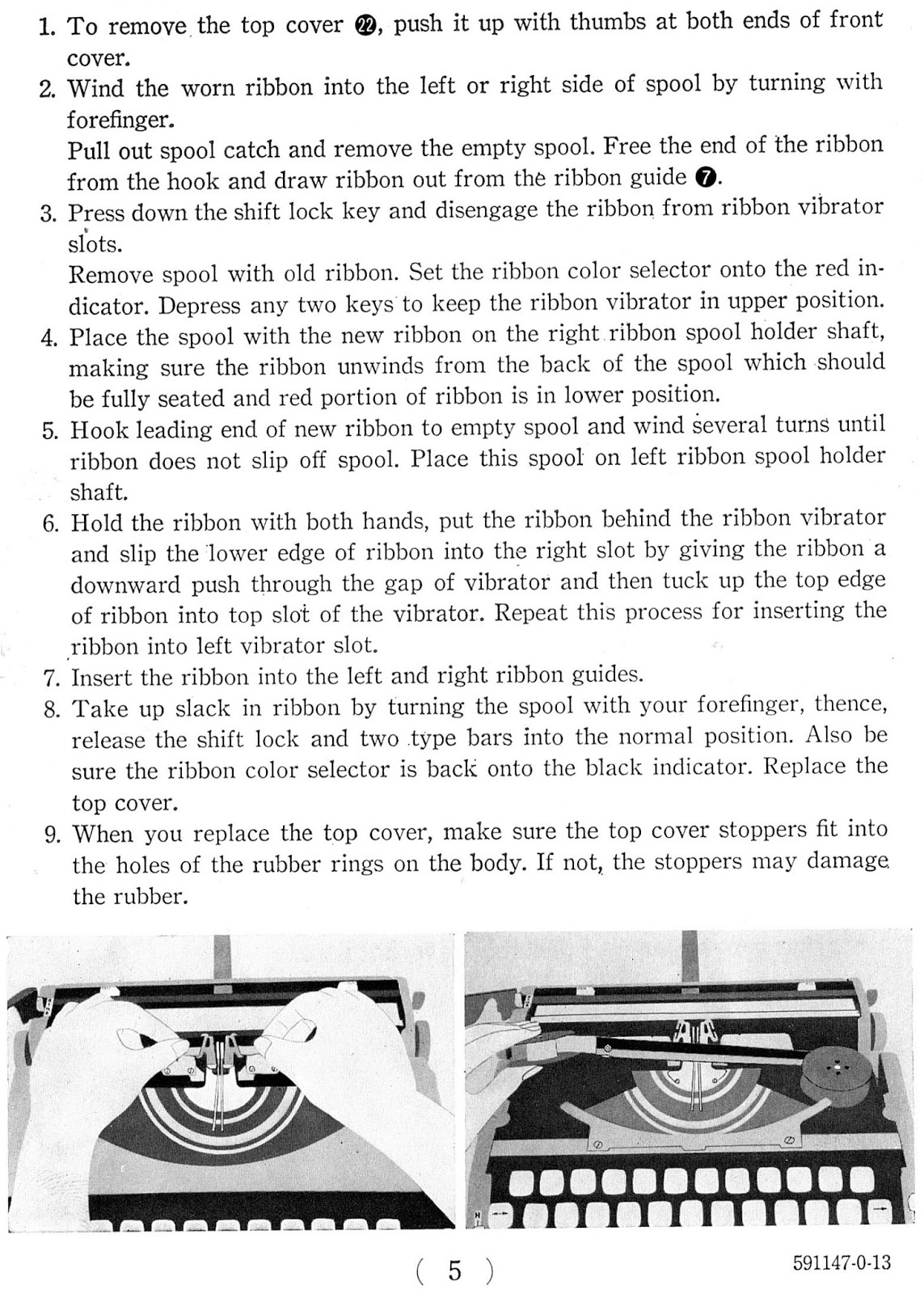 oz.Typewriter Brother Portable Typewriter Manual (JP1 2nd Variant