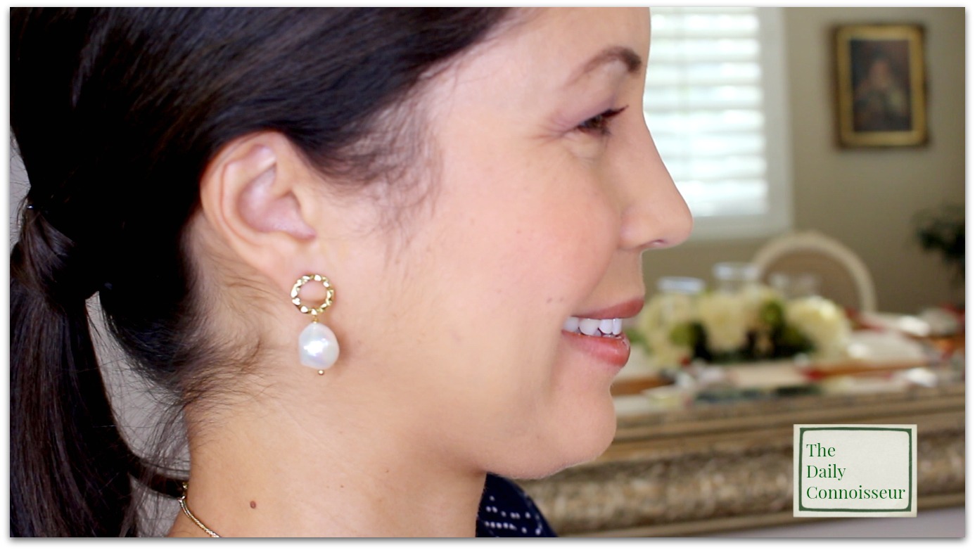 Pearl Threader Earrings - Abrielle, Ana Luisa