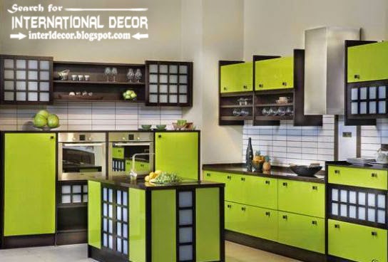 Italian kitchen,contemporary kitchen,green kitchen cabinets,Italian kitchen cabinets
