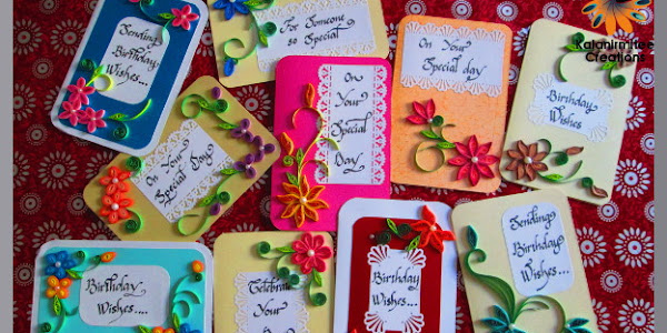 Quilled cards