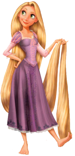 meio ligado rapunzel sobre o filme enrolados