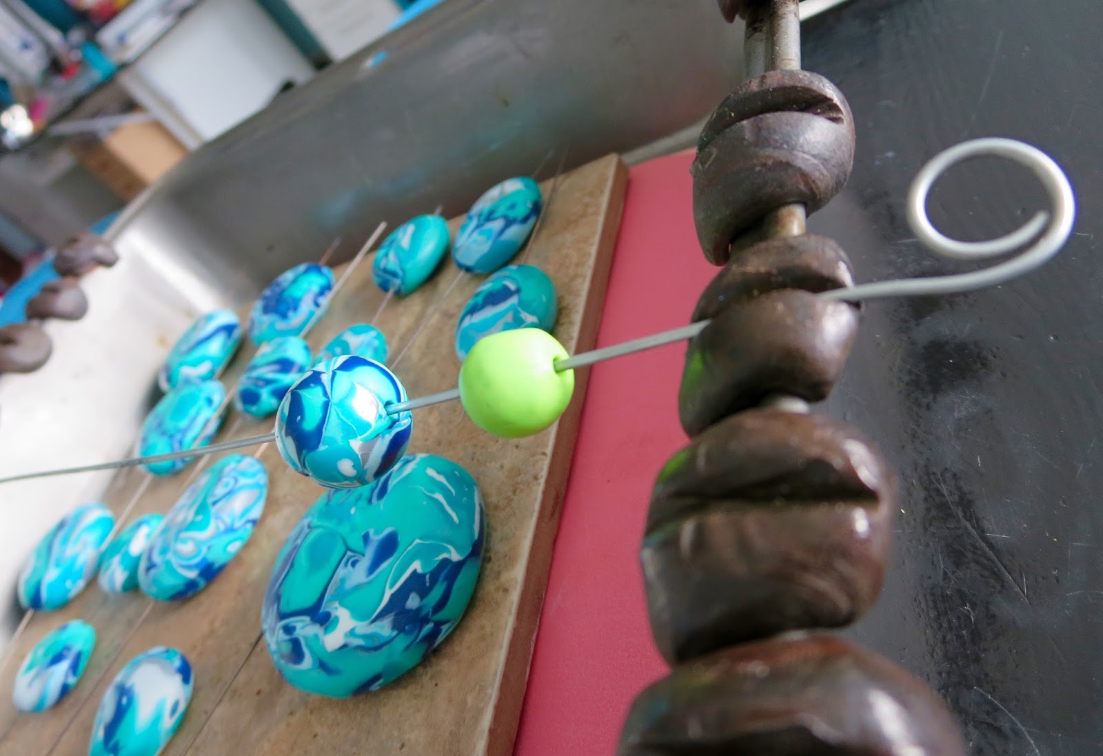 HeArtfully Creating MY POLYMER CLAY JOURNEY MY DIY BEAD BAKING RACK