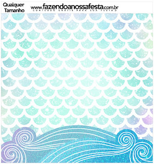Sirenas: Etiquetas para Candy Bar para Imprimir Gratis.