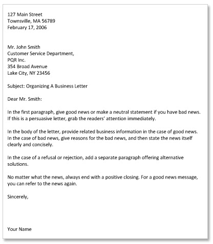 MY BLOG: Format Style Bussiness Letter