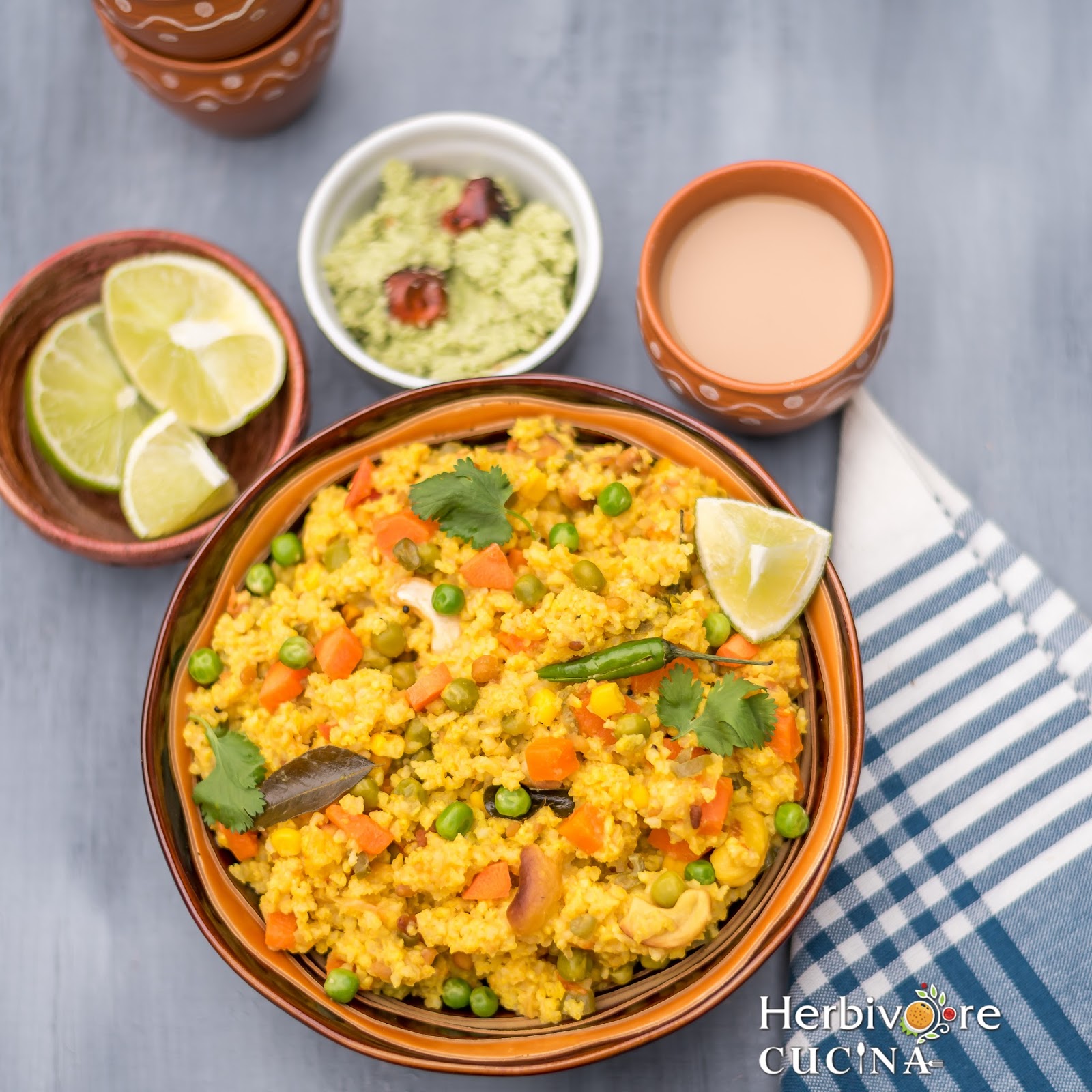 Herbivore Cucina Foxtail Millet Upma Thinai Arisi Upma