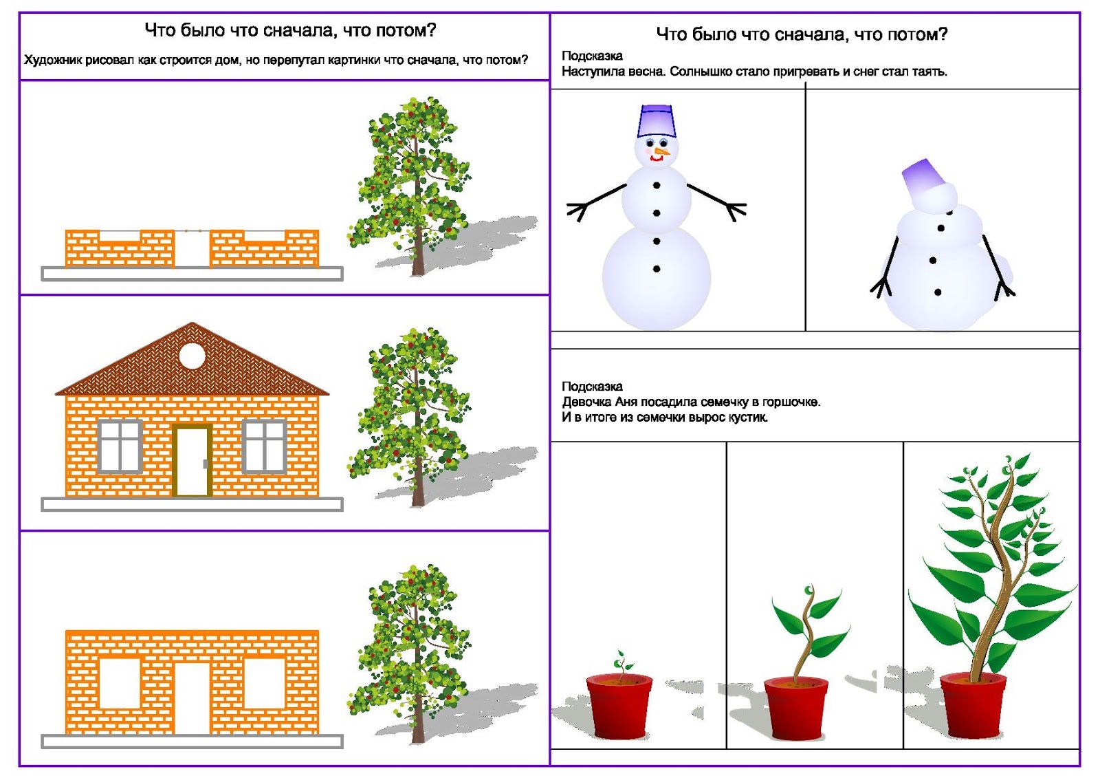 игра расставь картинки по порядку. найди а что потом текст. раньше позже. найди а что потом текст. последовательные события для дошкольников.