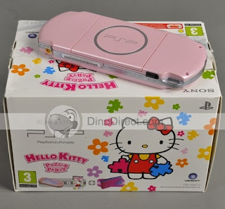 Hello Kitty pink limited edition Sony PSP game console