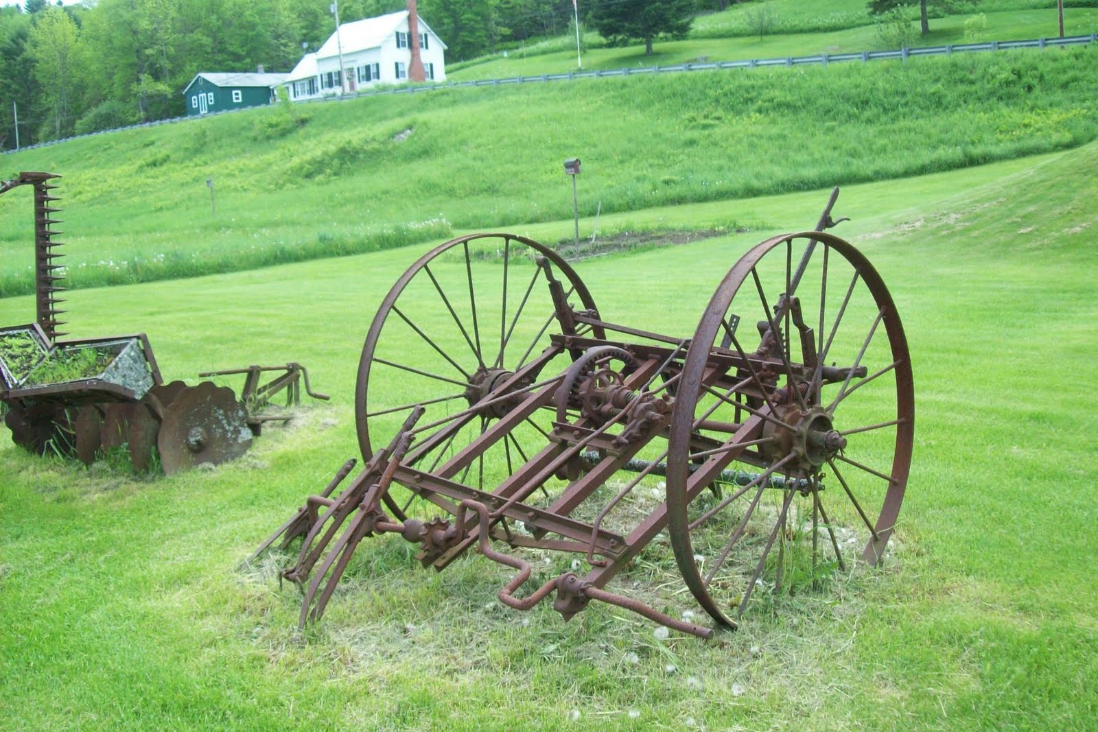 Life in a Deer Yard ANTIQUE FARM MACHINERY
