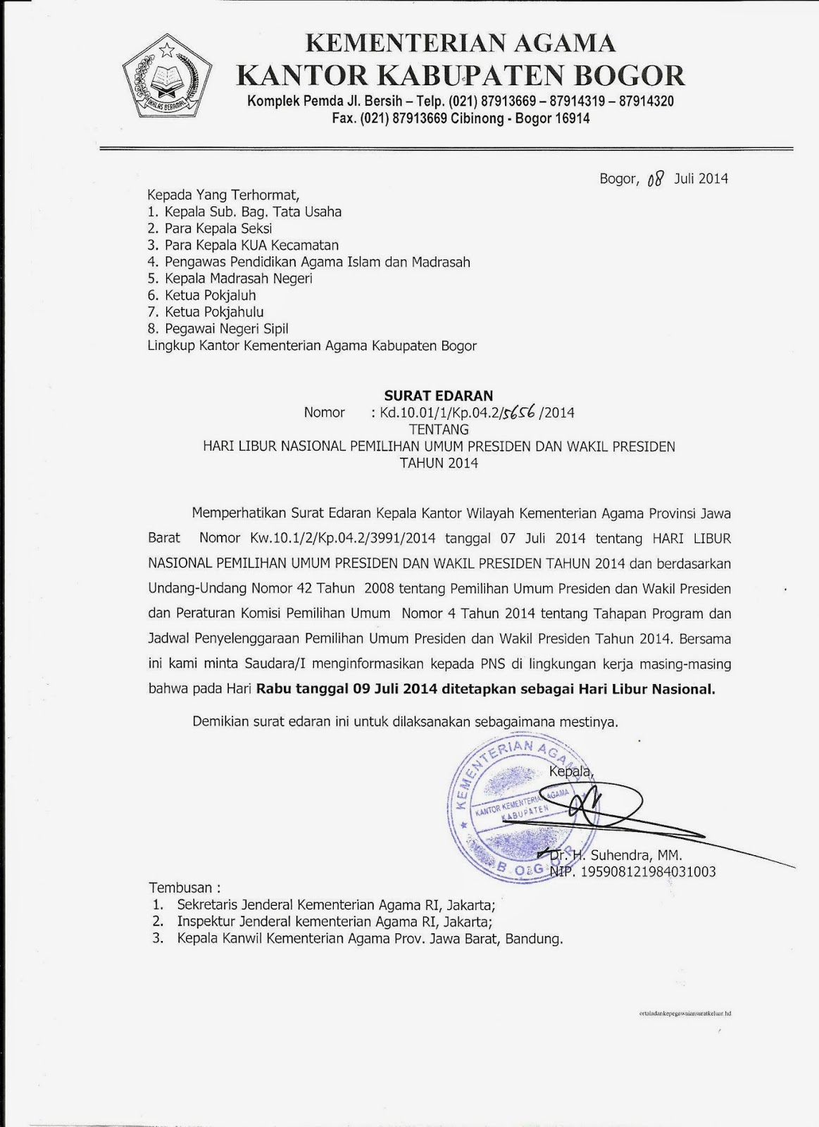 Surat Rayuan Haji 2019 - Contoh Itu