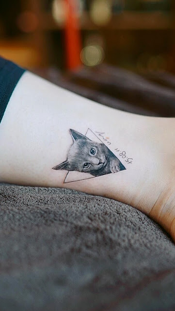 Tatuagens femininas de gatos Tatuagens femininas de gatos