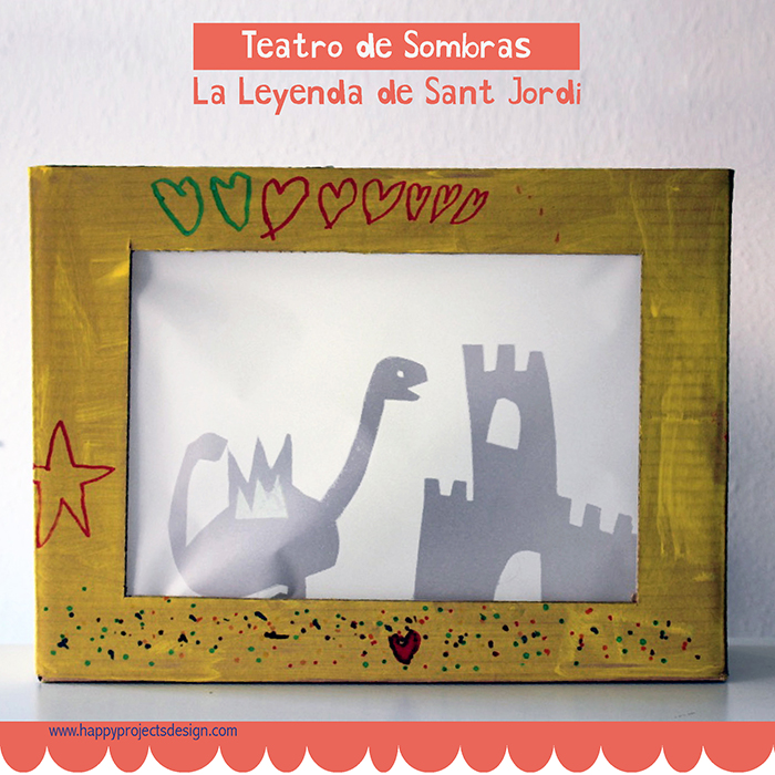 DIY teatro de sombras Sant Jordi