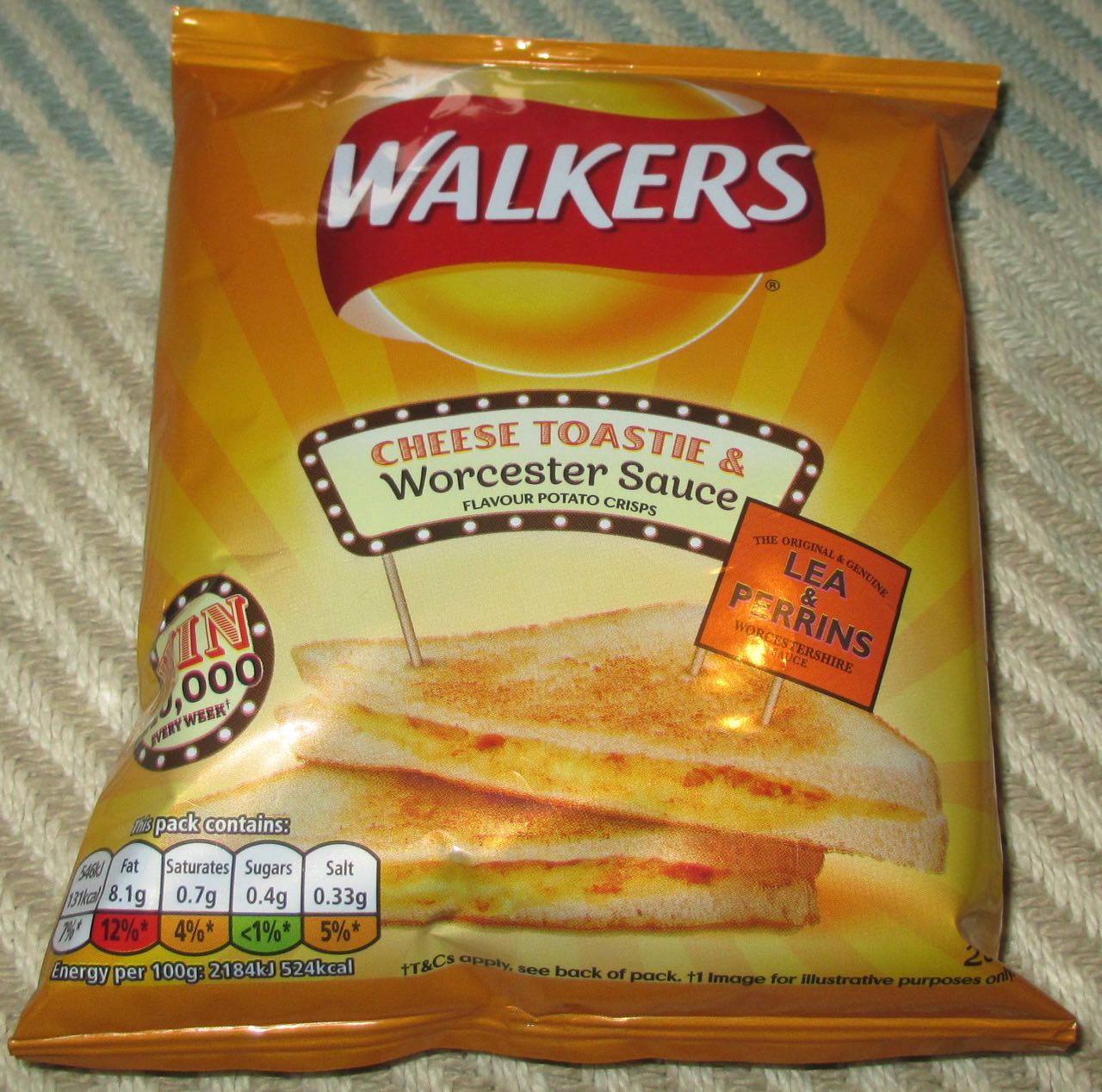 FOODSTUFF FINDS Walkers Cheese Toastie & Worcestershire Sauce Crisps