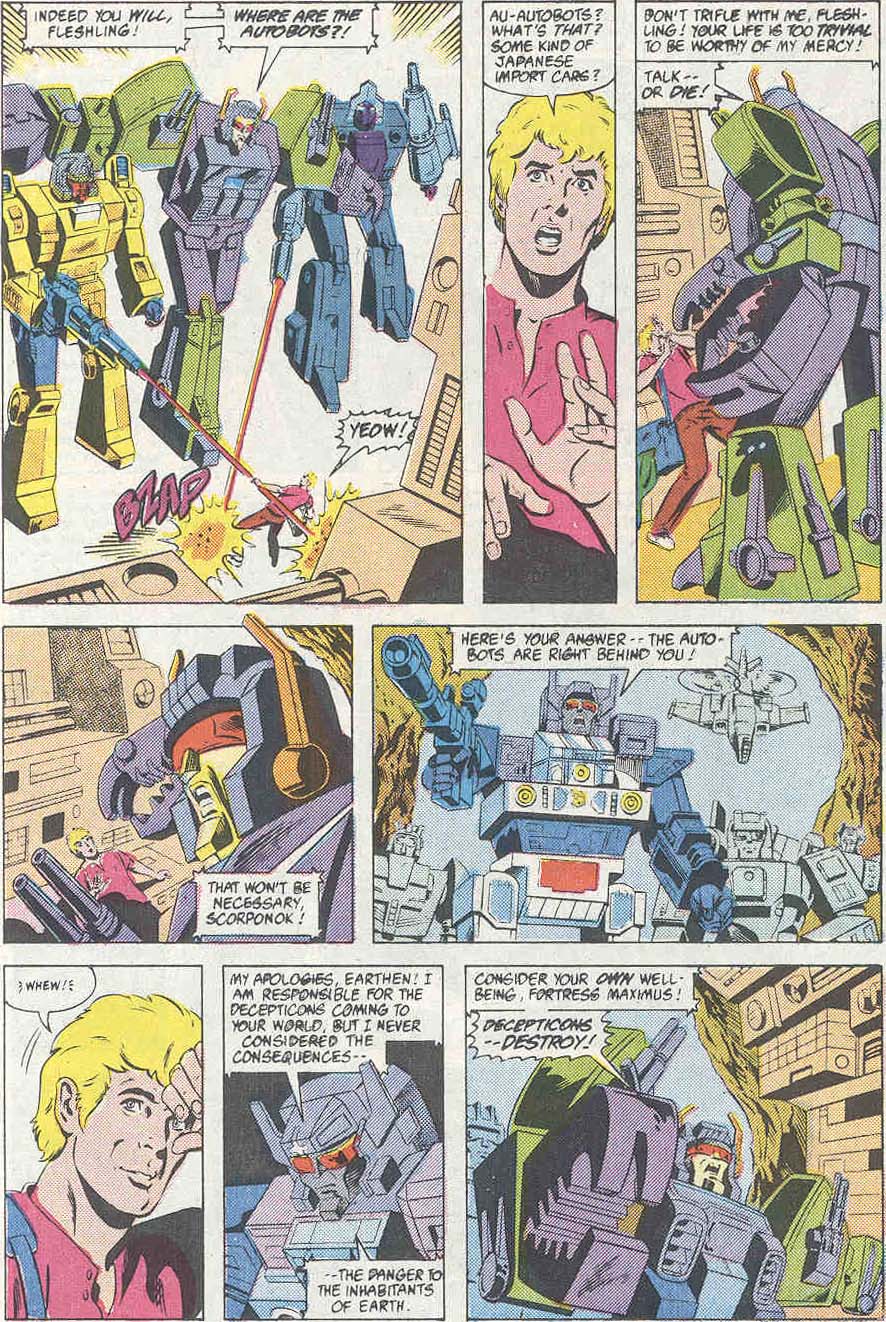 The Transformers (1984) issue 38 - Page 16