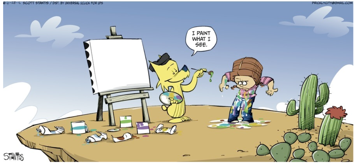 Let's Make a Painting Art Humor