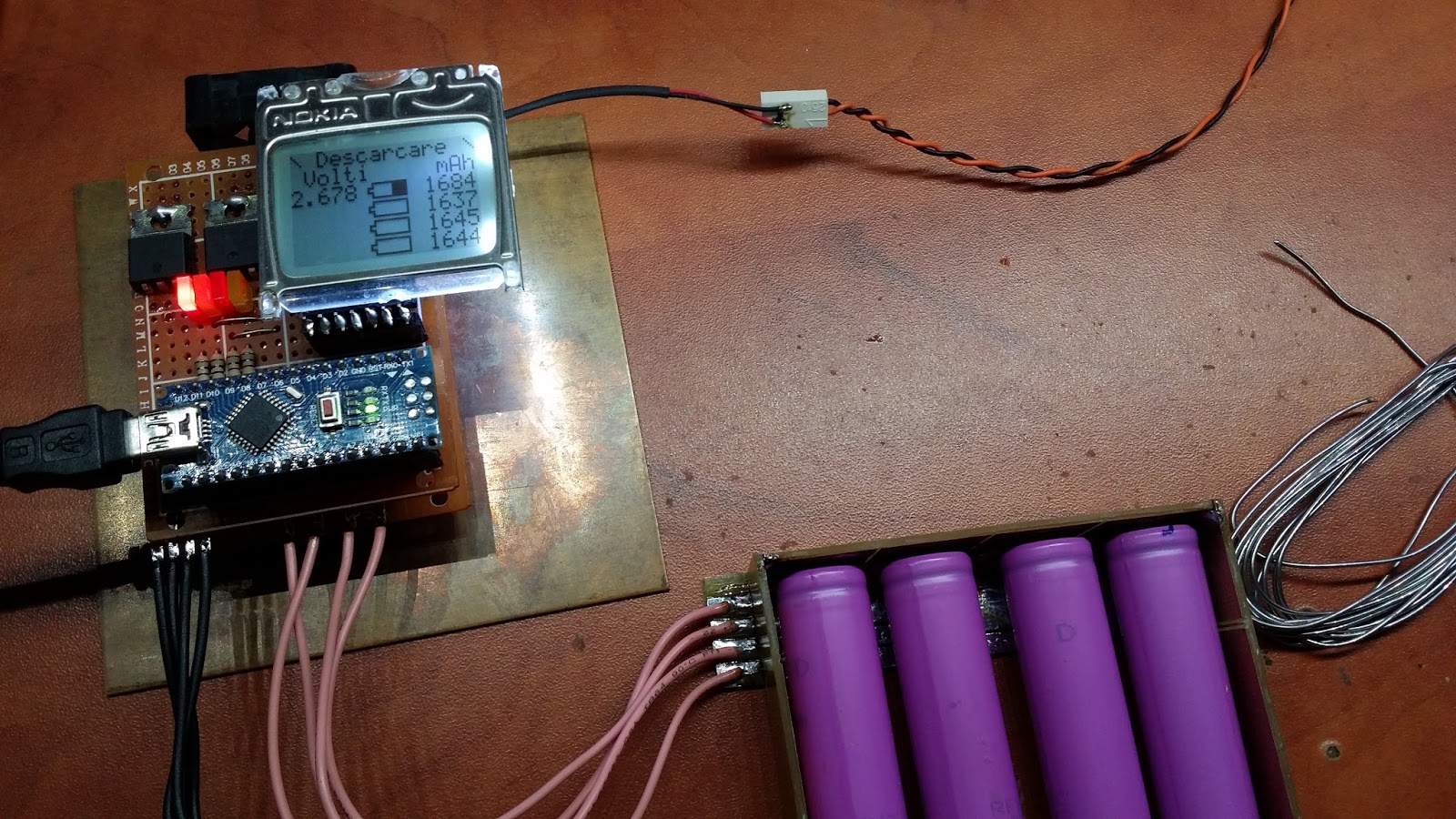 Tester Capacitate Acumulatori Li Ion Inceput De Arduino
