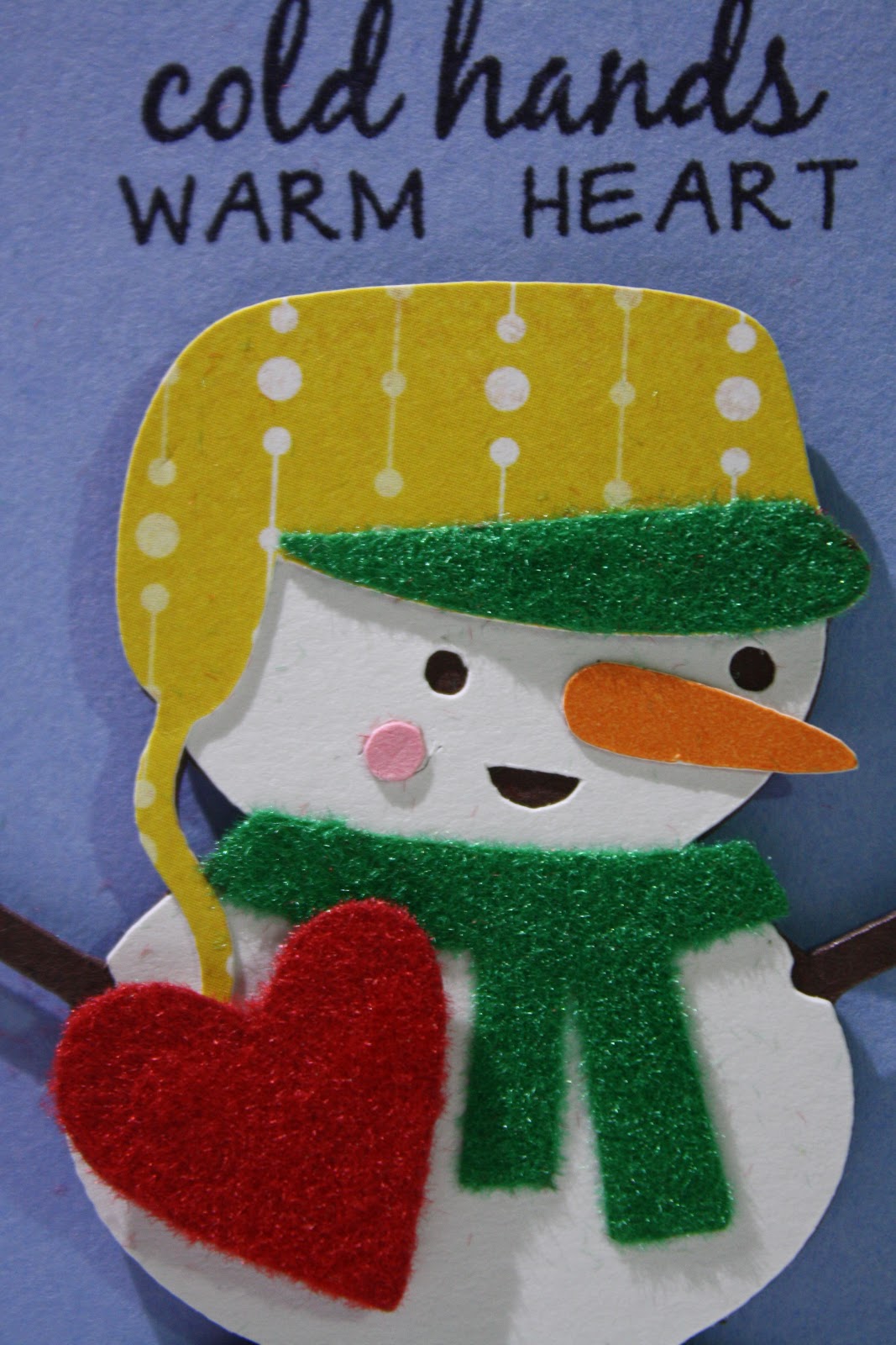 Redheaded Crafter Cold Hands Warm Heart Tag