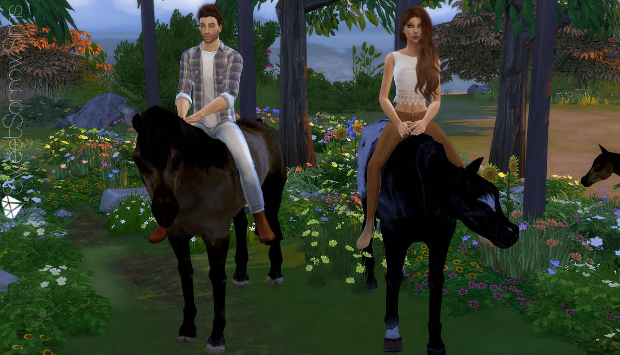 Sims 4 CC's The Best Horse Riding Poses by SweetSorrowSims
