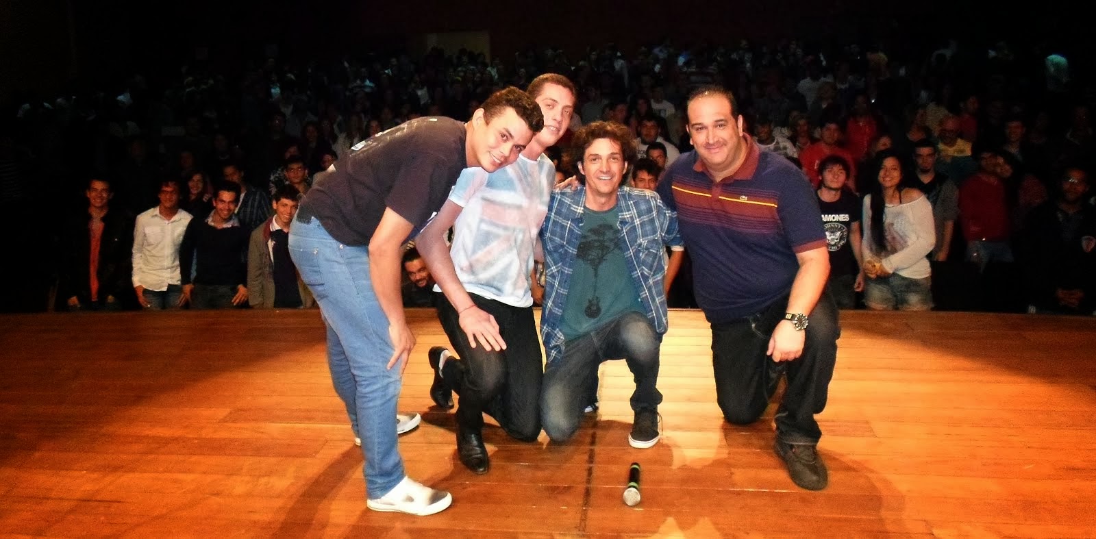 Com Emerson Ceará, Tito Pacolla e Renato Tortorelli